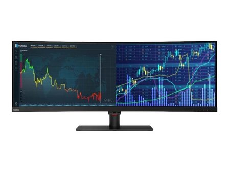 Lenovo ThinkVision P44w-10 - LED-Monitor - gebogen - 110.2 cm (43.4&quot;)