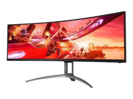 AOC Gaming AG493QCX - AGON Series - LED-Monitor - gebogen - 124.5 cm (49&quot;) - HDR