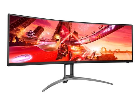 AOC Gaming AG493QCX - AGON Series - LED-Monitor - gebogen - 124.5 cm (49&quot;) - HDR