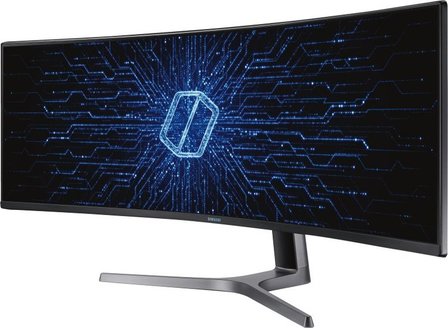 Samsung LED-Monitor Odyssey C49RG94SSR Charcoal Black