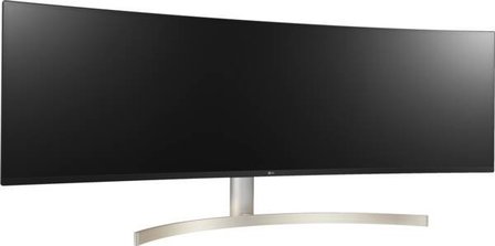 LG PC LED-Monitor 49WL95C-WE UltraWide Mattschwarz-Pianoschwarz-Mattweiss-Gold