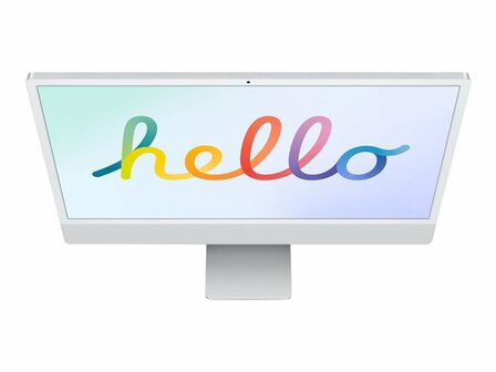 APPLE iMac 2021 MGPD3D/A CTO, All-in-One PC mit 23,5 Zoll Display, Apple M-Series Prozessor, 16 GB RAM, 2 TB SSD, Apple M1 Chip  Silber