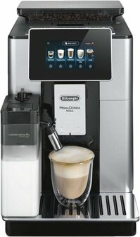 De&acute;Longhi Kaffeevollautomat ECAM 610.55.SB PRIMADONNA SOUL Silber-Schwarz