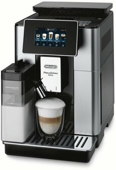 De&acute;Longhi Kaffeevollautomat ECAM 610.55.SB PRIMADONNA SOUL Silber-Schwarz