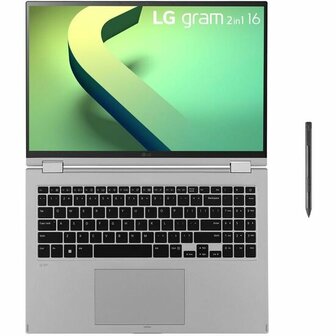 LG 16&quot; 16T90Q Notebook I7 16GB LPDDR5/1 TB SSD/ Silber W11P