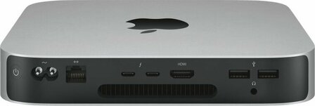 Apple Mini PC Mac mini 512GB SSD/M2 Chip/8C CPU/10C GPU/8GB RAM Silber