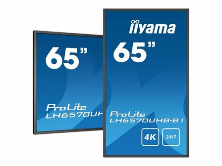 IIYAMA LH6570UHB-B1 165,1cm 65Zoll Super Slim 3840x2160 4K UHD