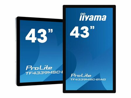 IIYAMA TF4339MSC-B1AG 109,22cm 43Zoll PCAP LED 1920x1080 12 Points Touch 16:9