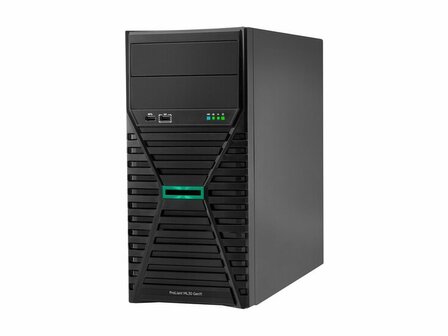 HPE ProLiant ML30 Gen11 Tower Xeon E-2434 6-Core 3.4GHz 1x16GB-U 8xSFF Hot Plug VROC 800W Server
