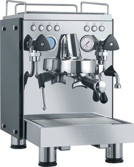 Graef Espresso-Maschine Contessa ES 1000 Edelstahl-Schwarz 