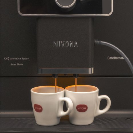 Nivona Kaffee-Vollautomat CafeRomatica 960 Schwarz-Chrom