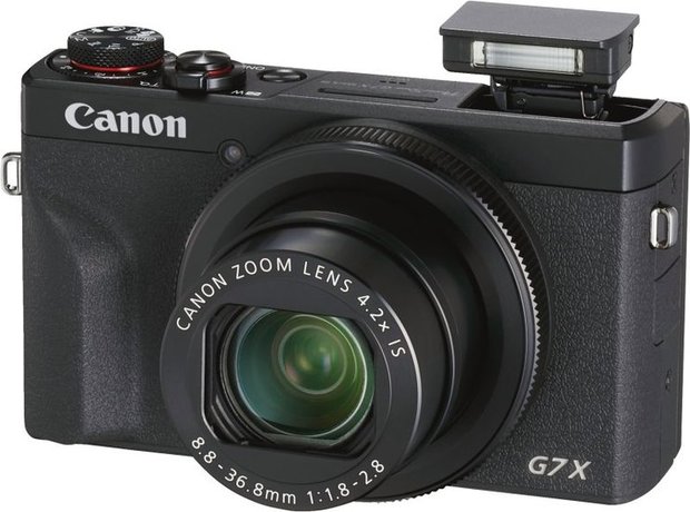 Canon Digitale Kompaktkamera PowerShot G7 X Mark III Schwarz