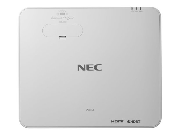 NEC P605UL - 3-LCD-Projektor - 6000 lm - WUXGA (1920 x 1200) - 16:10 - 1080p - Zoomobjektiv - LAN - weiß
