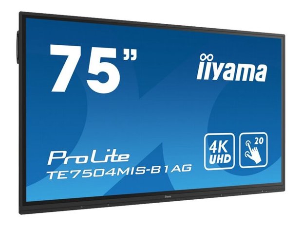 Iiyama ProLite TE7504MIS-B1AG | 75" (189,3cm) | LCD Touchscreen-Display mit 4K-Auflösung