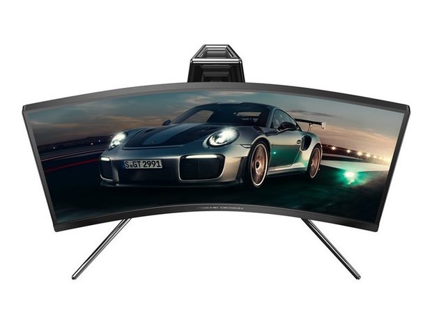 AOC Gaming PD27 - Porsche Design - AGON Series - LED-Monitor - gebogen - QHD - 69 cm (27") - HDR