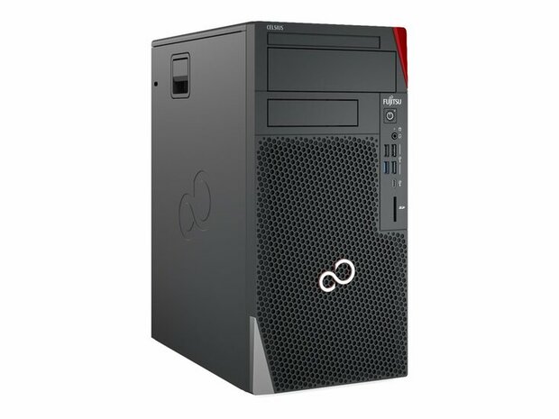 Fujitsu Celsius W5011 - Micro Tower - 1 x Core i7 11700K / 3.6 GHz - vPro - RAM 32 GB - SSD 512 GB