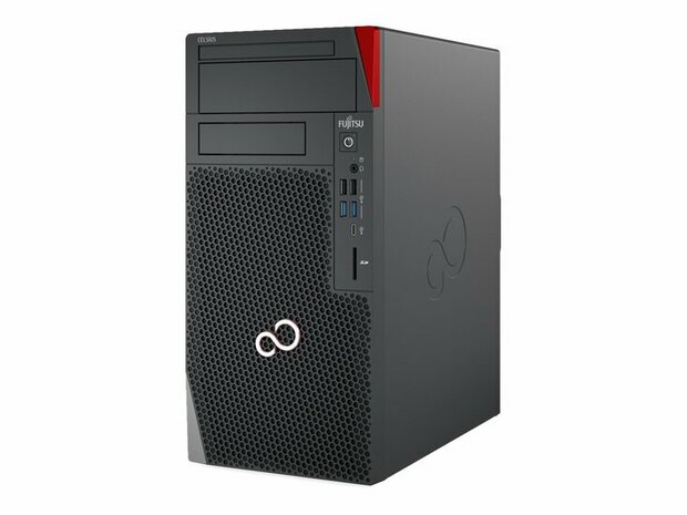 Fujitsu Celsius W5011 - Micro Tower - 1 x Core i7 11700K / 3.6 GHz - vPro - RAM 32 GB - SSD 512 GB