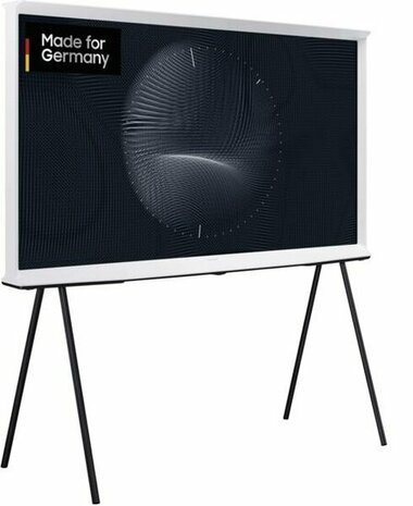 Samsung LED-Fernseher GQ55LS01BAUXZG Serif Cloud White