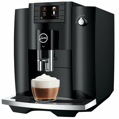 JURA Kaffeevollautomat E6 (EC) Dark Inox / Platin / Piano Black / Pianowhite