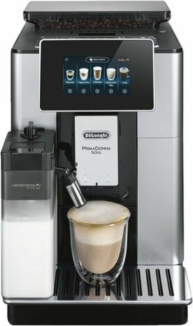 De´Longhi Kaffeevollautomat ECAM 610.55.SB PRIMADONNA SOUL Silber-Schwarz