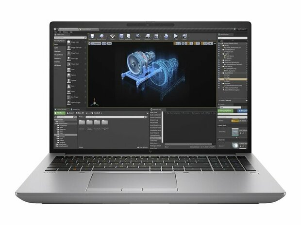 HP ZBook Fury 16 G10 Intel Core i7-13700HX 40,6cm 16Zoll WUXGA 16GB 512GB/SSD NVIDIA RTX A1000 6GB W11P 3J Gar (DE)