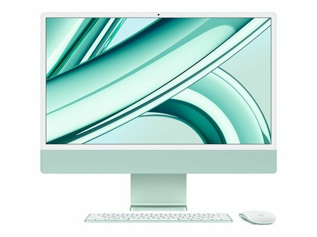 APPLE iMac Z19J 59,62cm 23,5Zoll Apple M3 8C CPU/10C GPU/16C N.E. 24GB 1TB SSD Gbit Eth. MM NumKey TID DE