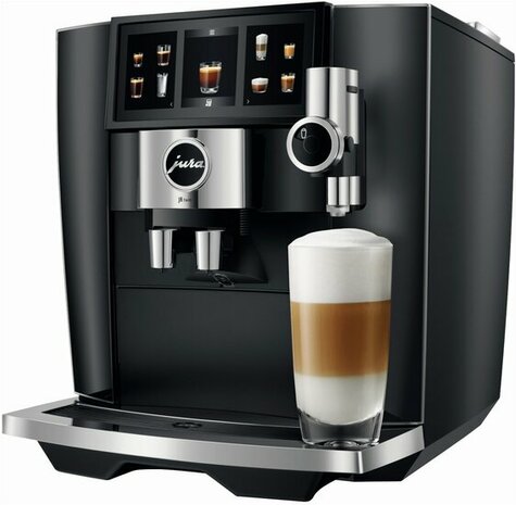 JURA Kaffeevollautomat J8 twin (EA) Diamond Black / Diamond White