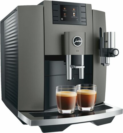 JURA Kaffee-Vollautomat E8 (EB) Dark Inox