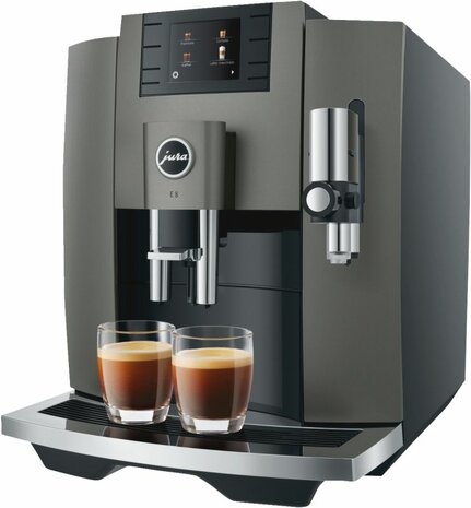 JURA Kaffee-Vollautomat E8 (EB) Dark Inox