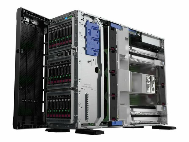 HPE ProLiant ML350 Gen11 Tower Xeon-S 4416+ 20-Core 2.0GHz 1x32GB-R 8xSFF Hot Plug BC MR408i-o No Optical 1000W Server