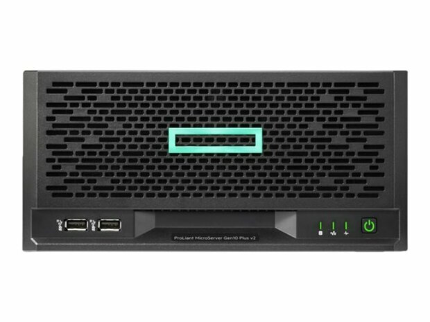 HPE ProLiant MicroServer Gen10 Plus v2 Intel Xeon E-2314 4-core 16GB-U VROC 4LFF-NHP 180W External PS Server