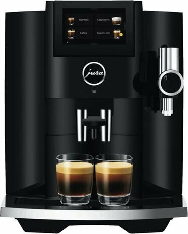 JURA Kaffeevollautomat S8 (EB) Piano Black / Platin